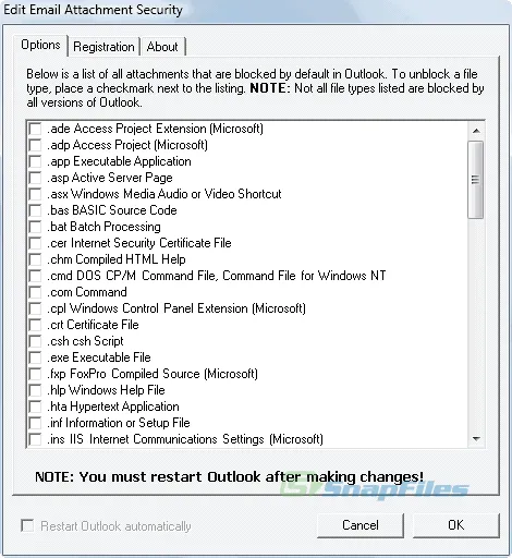 Attachment Security for Outlook Скриншот 1