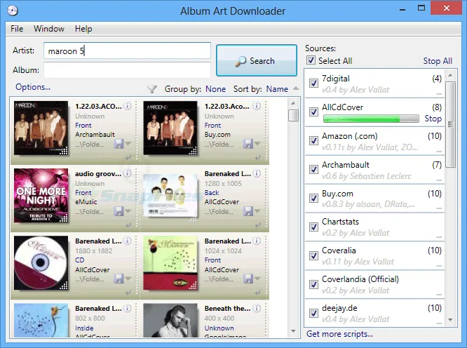 Album Art Downloader XUI Скриншот 1