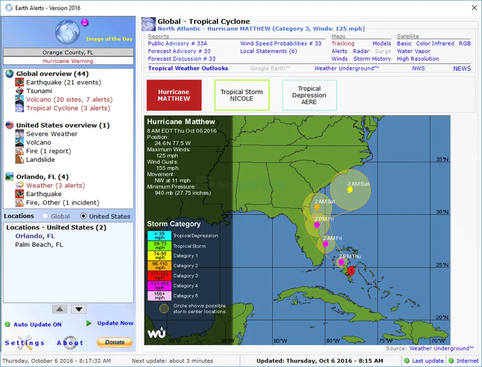 Earth Alerts Скриншот 1