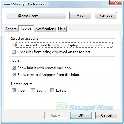 Gmail Manager Скриншот 2