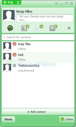 ICQ Скриншот 1