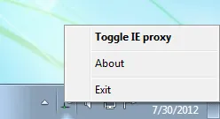 IE Proxy Toggle Скриншот 1