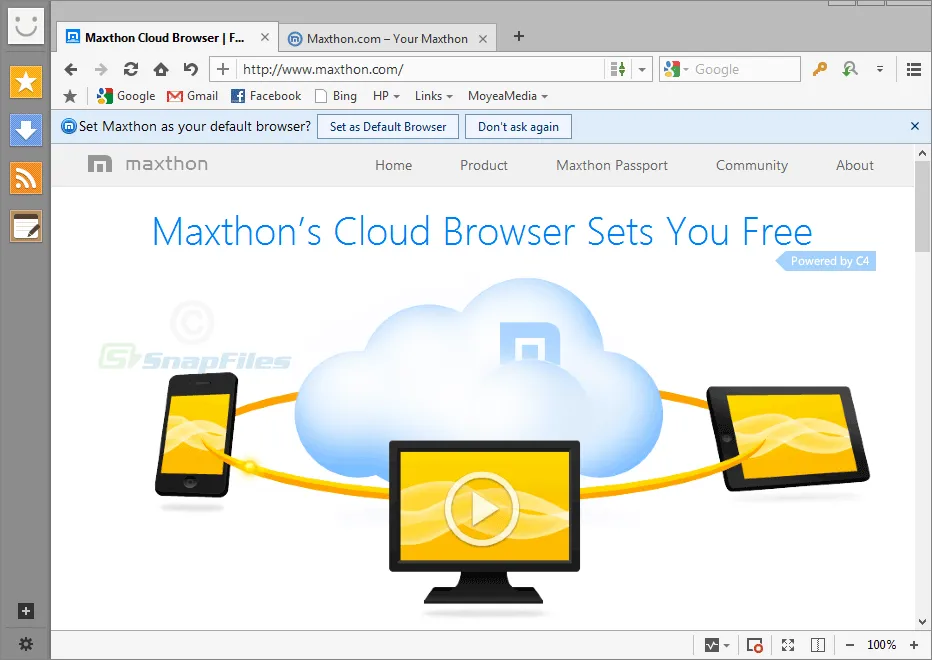 Maxthon Скриншот 1