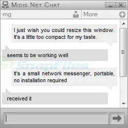 Midis Net Chat Скриншот 1