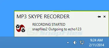 MP3 Skype Recorder Скриншот 2