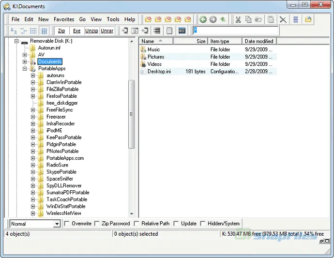 A43 File Management Utility Скриншот 1