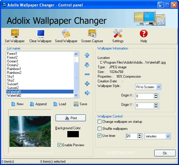 Adolix Wallpaper Changer Скриншот 1