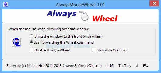 AlwaysMouseWheel Скриншот 1