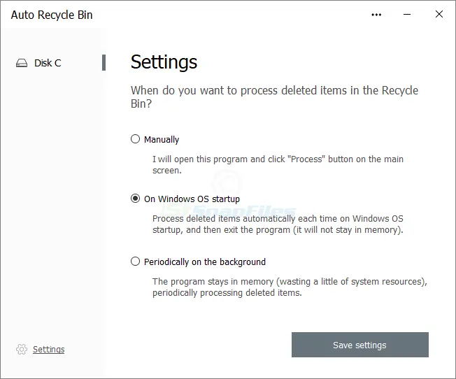 Auto Recycle Bin Скриншот 2