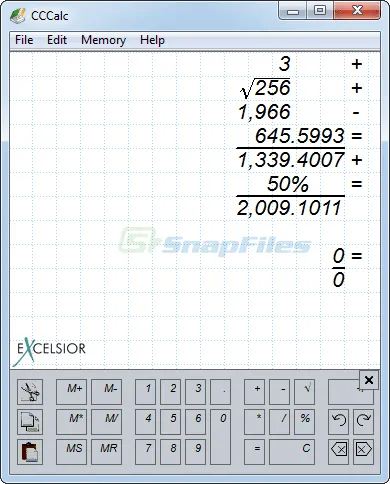 CCCalc Скриншот 1