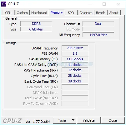 CPU-Z Скриншот 2