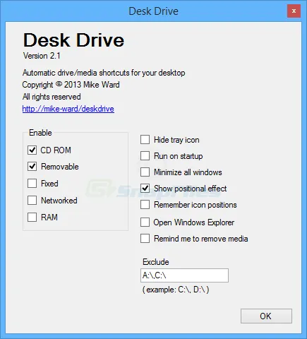 Desk Drive Скриншот 1