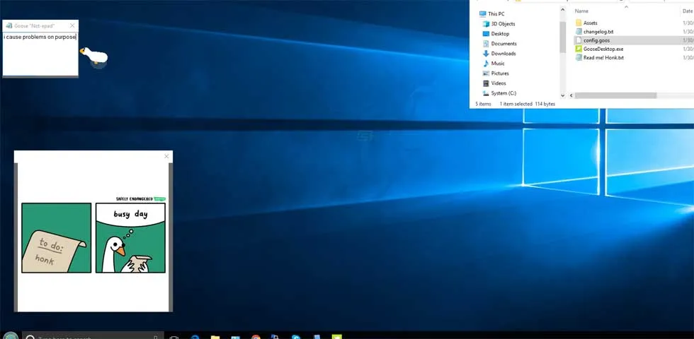 Desktop Goose Скриншот 1
