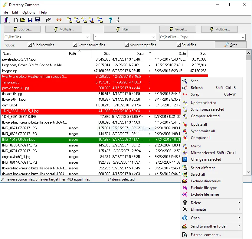 Directory Compare Скриншот 1