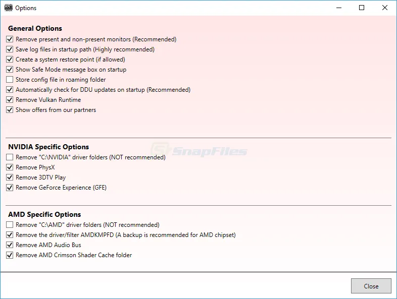 Display Driver Uninstaller Скриншот 2