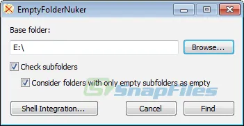 Empty Folder Nuker Скриншот 2