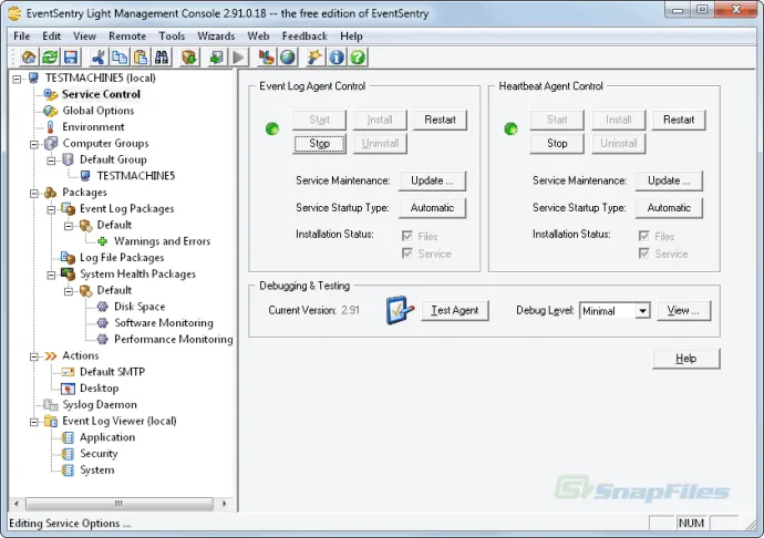 EventSentry Light Скриншот 2