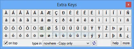 Extra Keys Скриншот 1