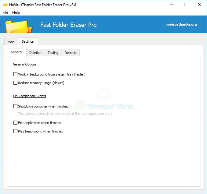 Fast Folder Eraser Pro Скриншот 2