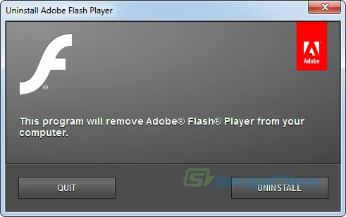 Adobe Flash Player Uninstaller Скриншот 1