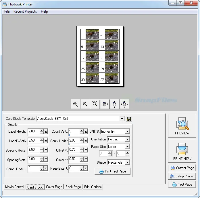 Flipbook Printer Скриншот 2