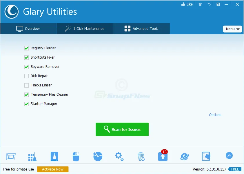 Glary Utilities Free Скриншот 2