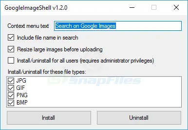 GoogleImageShell Скриншот 2