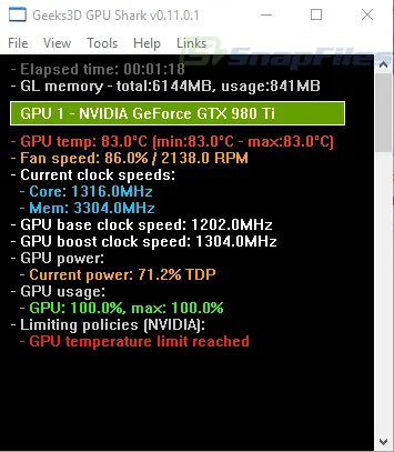 GPU Shark Скриншот 1