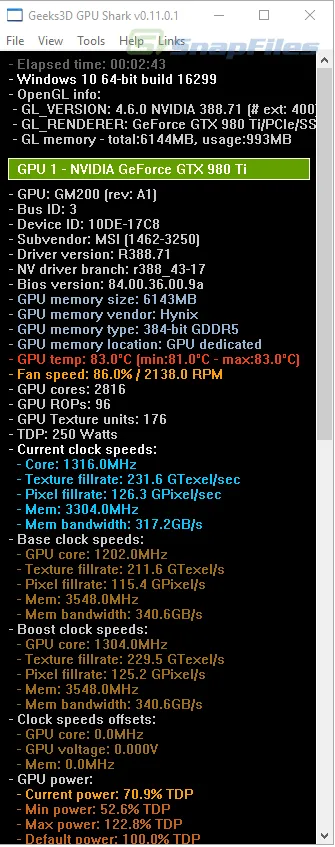 GPU Shark Скриншот 2