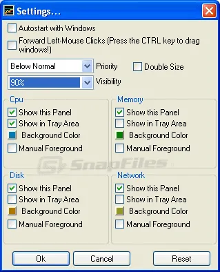 Hexagora Performance Monitor Скриншот 2