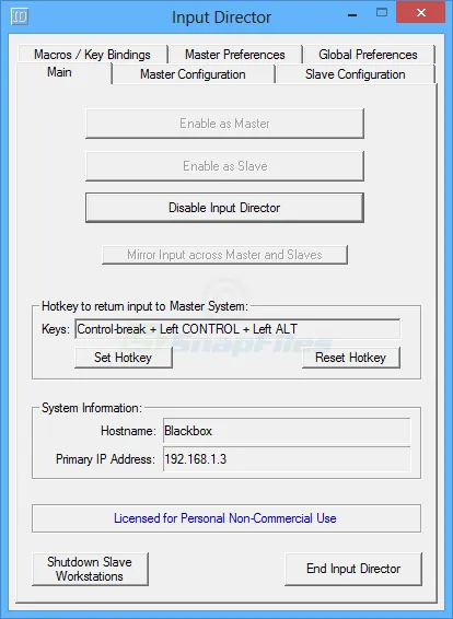 Input Director Скриншот 2