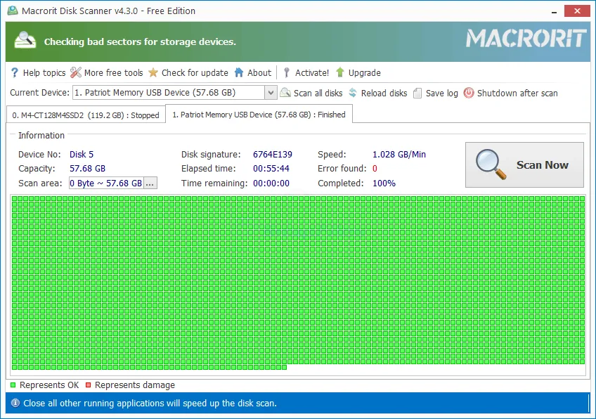 Macrorit Disk Scanner Free Скриншот 1