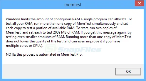 MemTest Скриншот 2