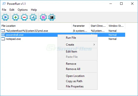 PowerRun Скриншот 2