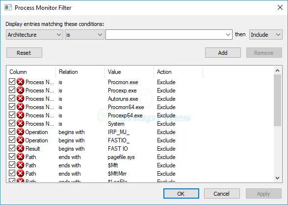 Process Monitor Скриншот 2