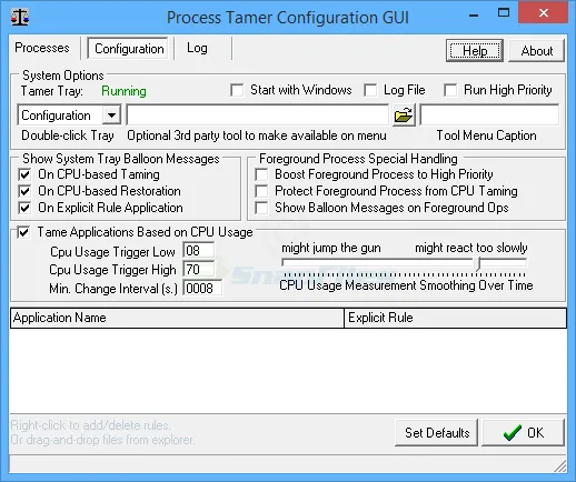 Process Tamer Скриншот 1