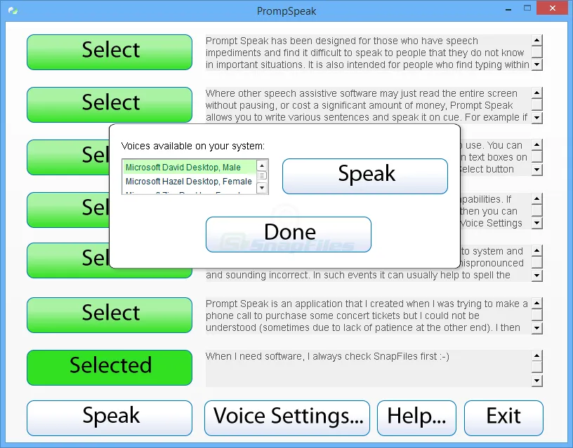 PromptSpeak Скриншот 2