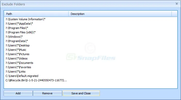 Puran Delete Empty Folders Скриншот 2