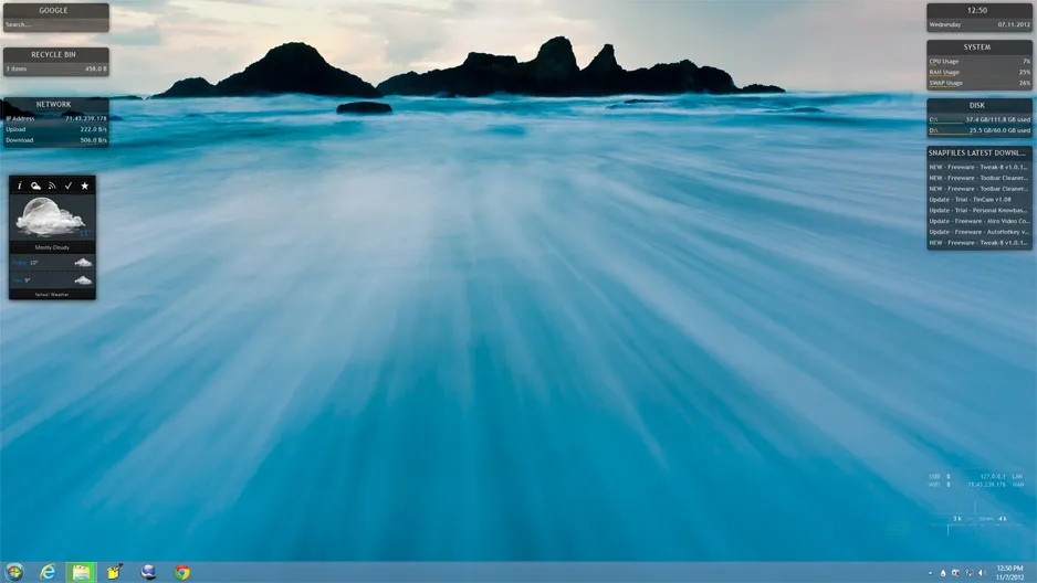 Rainmeter Скриншот 1
