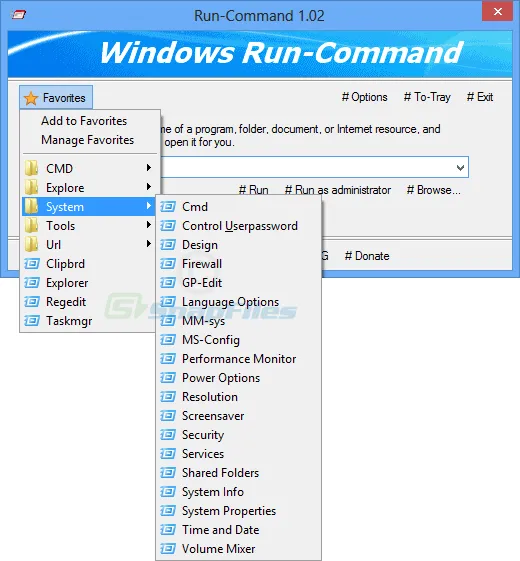 Run-Command Скриншот 2