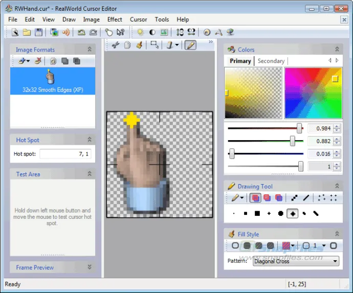 RealWorld Cursor Editor Скриншот 1