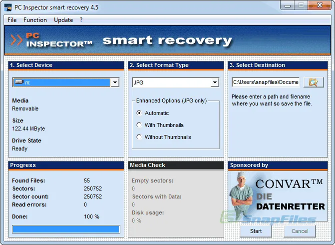 PC Inspector Smart Recovery Скриншот 1