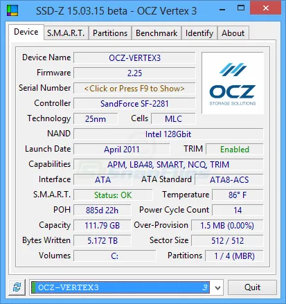 SSD-Z Скриншот 1