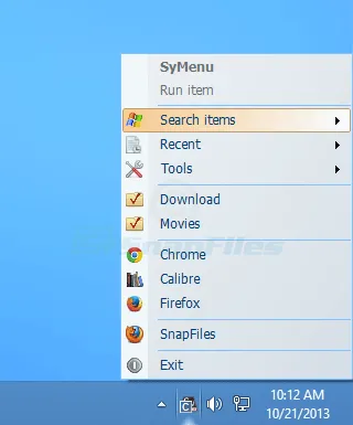 SyMenu Скриншот 1