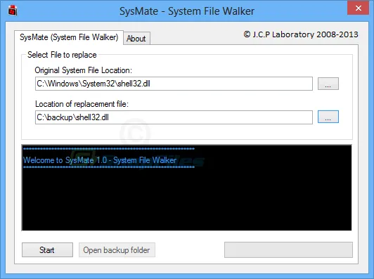 SysMate System File Walker Скриншот 1