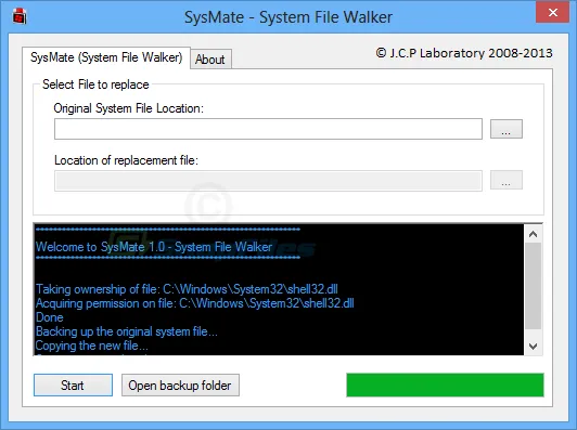 SysMate System File Walker Скриншот 2