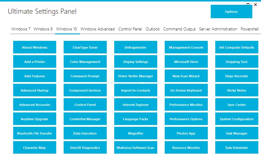 Ultimate Settings Panel Скриншот 1