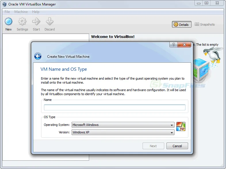 VirtualBox Скриншот 2