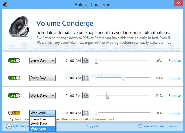 Volume Concierge Скриншот 2