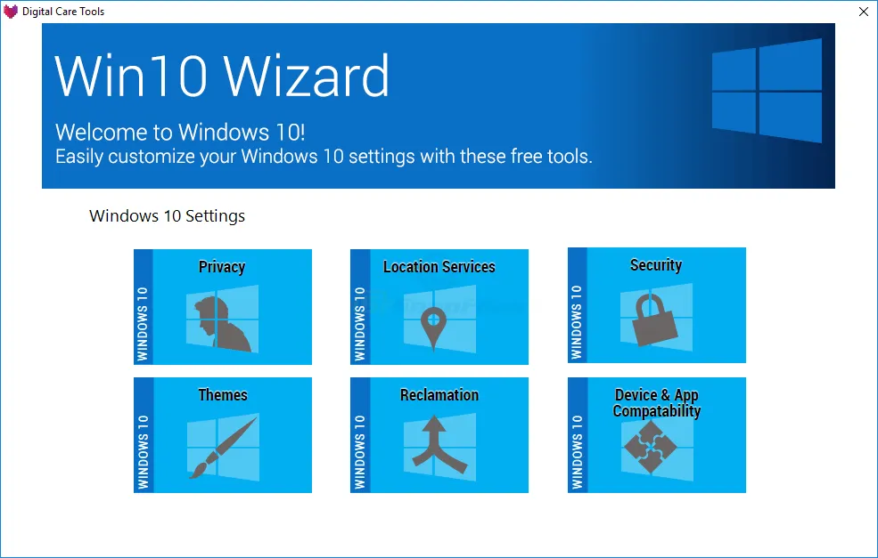 Win10 Wizard Скриншот 1